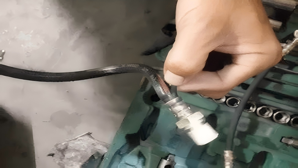 What causes a brake line to burst?