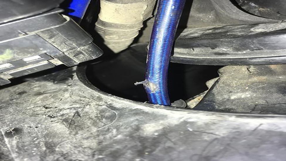 Will the brake fluid line fail if one of the lines breaks?